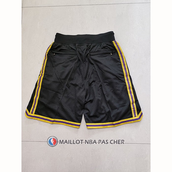 Short Los Angeles Lakers Kobe Bryant 8 Mamba Noir